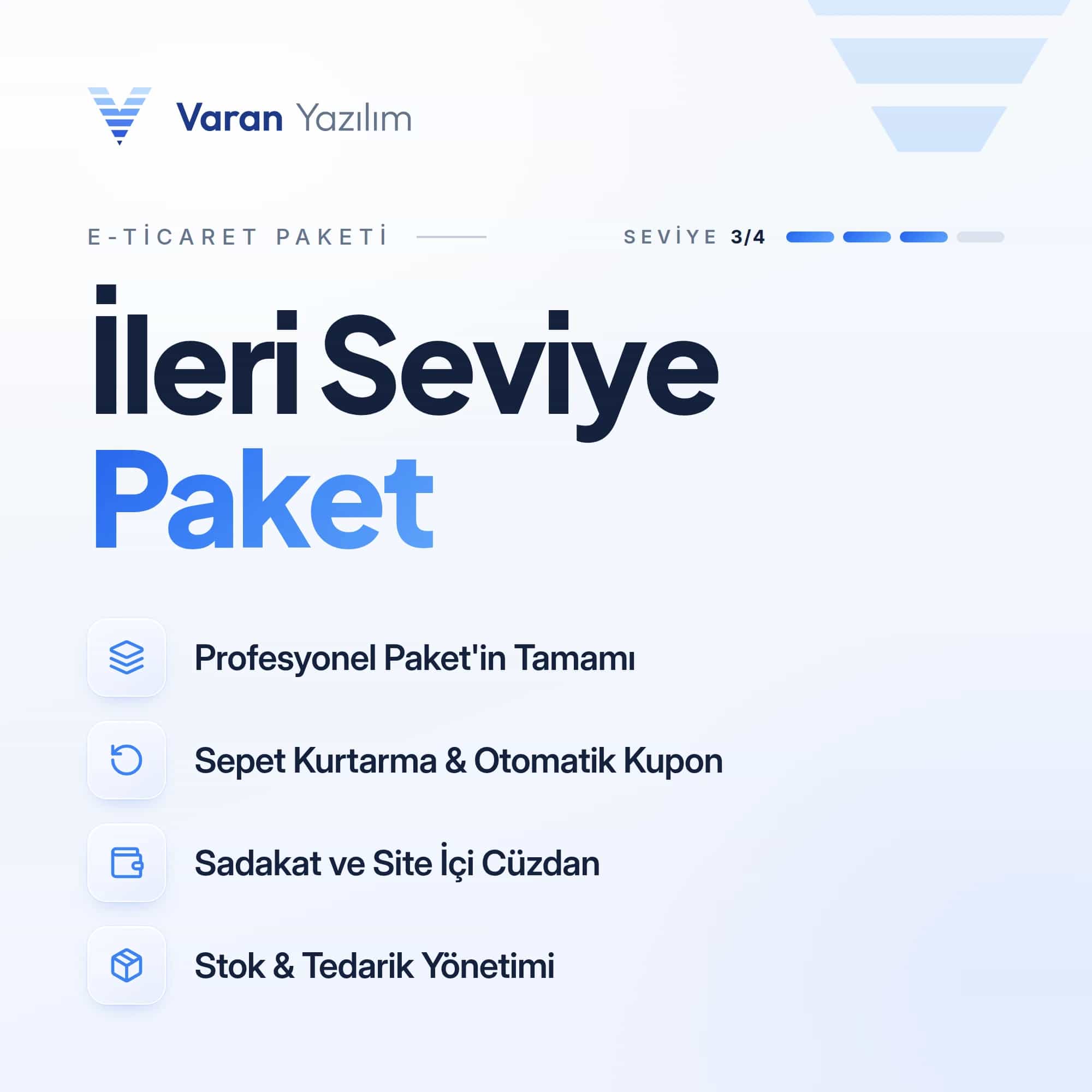 İleri Seviye Paket